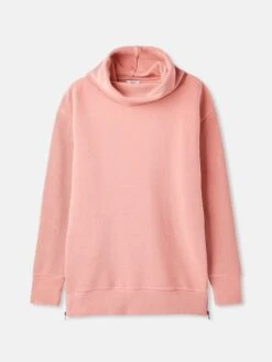 Pink Ottoman Cowl Neck Sweatshirt -Elite Fashion Shop 686978s6