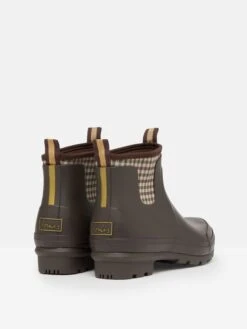 Chocolate Brown Neoprene Lined Short Wellies -Elite Fashion Shop 713192s3