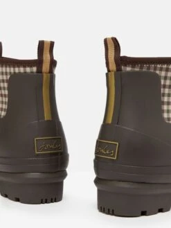 Chocolate Brown Neoprene Lined Short Wellies -Elite Fashion Shop 713192s5