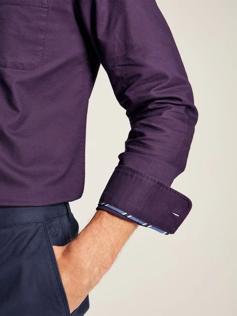 Oxford Purple Classic Fit Shirt 3 Oxford Purple Classic Fit Shirt - Image 3