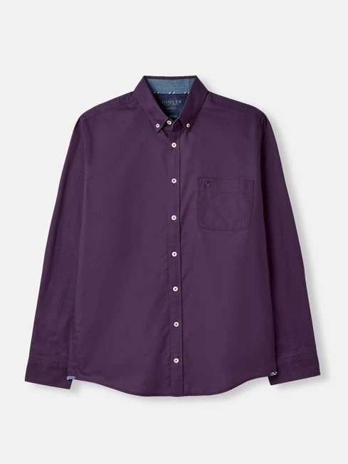 Oxford Purple Classic Fit Shirt 7 Oxford Purple Classic Fit Shirt - Image 7