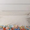 White Bunbury Floral Housewife Pillowcase Pair