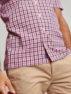 Wilson Pink Short Sleeve Classic Fit Shirt -Elite Fashion Shop 818023s4