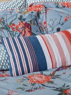 Blue Chinoise Floral Cushion