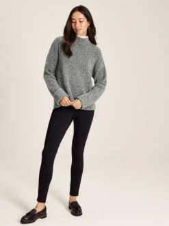Grey Bouclé Knit Jumper -Elite Fashion Shop 833585s4