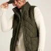 Green Showerproof Quilted Gilet