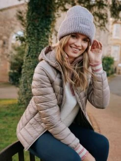 Purple Soft Oversized Beanie