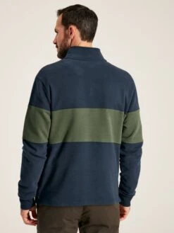 Navy Quarter Zip Sweatshirt -Elite Fashion Shop 876668s3