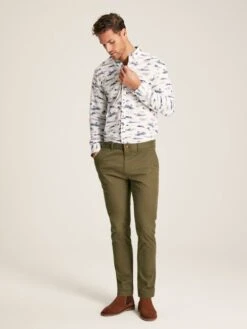 White Print Classic Fit Printed Shirt 9 White Print Classic Fit Printed Shirt -Elite Fashion Shop 887661s3