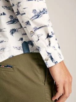 White Print Classic Fit Printed Shirt 12 White Print Classic Fit Printed Shirt -Elite Fashion Shop 887661s6