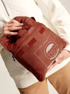 Red Showerproof Packable Padded Jacket -Elite Fashion Shop 904668s5