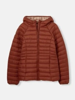 Red Showerproof Packable Padded Jacket -Elite Fashion Shop 904668s6