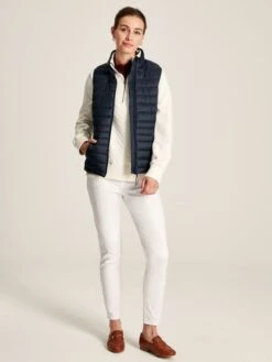 Blue Showerproof Packable Gilet -Elite Fashion Shop 906842s3