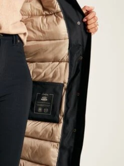 Black Waterproof Padded Jacket -Elite Fashion Shop 913882s7