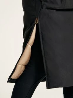 Black Waterproof Padded Jacket -Elite Fashion Shop 913882s8