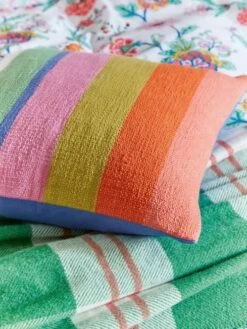 White Indienne Floral Cushion