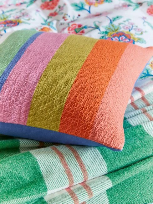 White Indienne Floral Cushion 1 White Indienne Floral Cushion