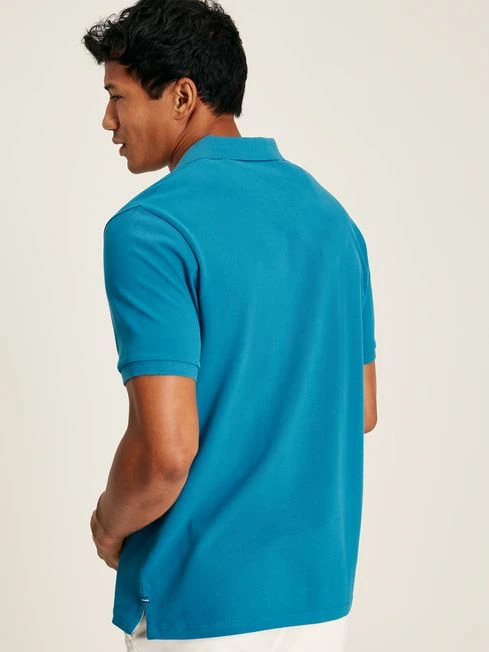 Turquoise Classic Fit Polo Shirt 3 Turquoise Classic Fit Polo Shirt - Image 3