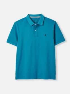 Turquoise Classic Fit Polo Shirt 9 Turquoise Classic Fit Polo Shirt -Elite Fashion Shop 922090s5