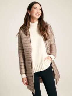 Pearl Showerproof Long Packable Jacket -Elite Fashion Shop 944283s3