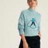 Light Blue Intarsia Ski Jumper