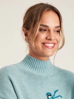 Light Blue Intarsia Ski Jumper -Elite Fashion Shop 963950s4