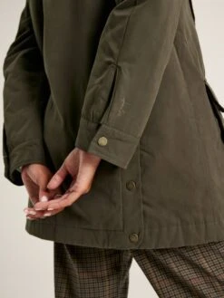 Dark Green Showerproof Quilted Wax Jacket -Elite Fashion Shop 991527s7