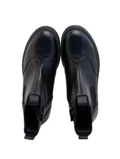 Start-Rite Revolution Black Leather Zip-Up Boots F Fit -Elite Fashion Shop A34483s5