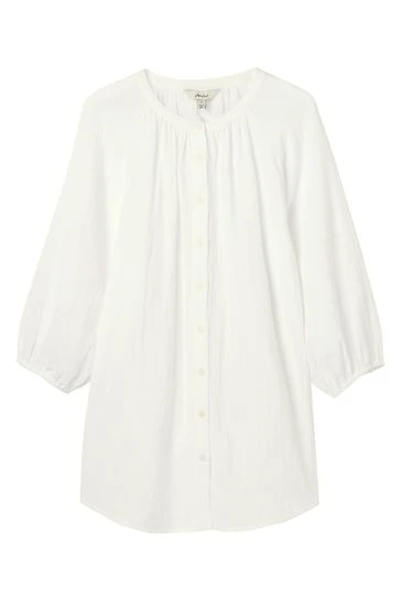 White Button Through Blouse 1 White Button Through Blouse