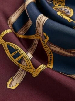 Blue Silk Square Scarf -Elite Fashion Shop C09661s6