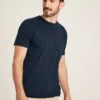 Navy Blue Plain Jersey T-Shirt