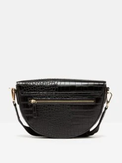 Black Half Moon Cross Body Bag -Elite Fashion Shop C26265s5