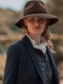 Brown Soft Fedora 10 Brown Soft Fedora -Elite Fashion Shop C54 834s3