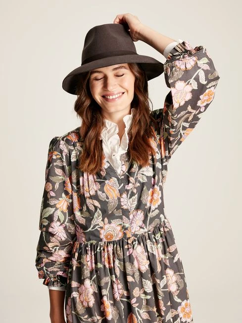 Brown Soft Fedora 4 Brown Soft Fedora - Image 4