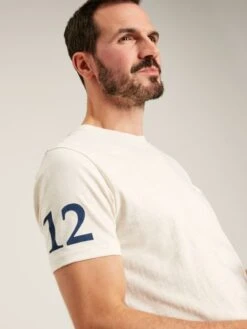 White Graphic Tee-Graphic Jersey T-Shirt -Elite Fashion Shop C72 823s4