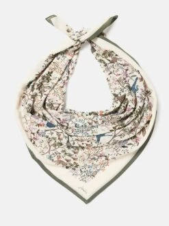 Cream Printed Scarf -Elite Fashion Shop C79 349s3