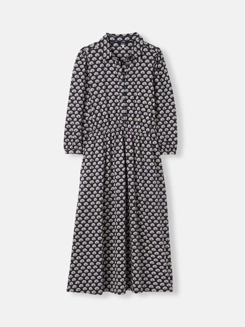 Blue Jersey Shirt Dress 6 Blue Jersey Shirt Dress - Image 6