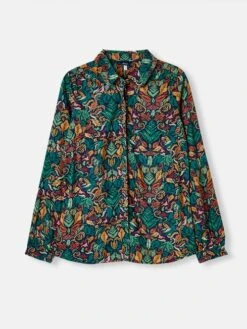 Blue Concealed Placket Shirt -Elite Fashion Shop C90737s6