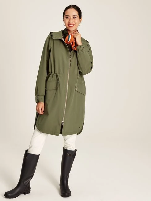 Green Waterproof Zip Through Coat 1 Green Waterproof Zip Through Coat