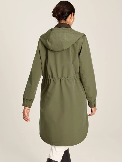 Green Waterproof Zip Through Coat 2 Green Waterproof Zip Through Coat - Image 2