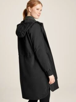 Black Waterproof Zip Through Coat -Elite Fashion Shop C98297s3