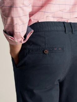 Navy Blue Slim Fit Chinos -Elite Fashion Shop D02 263s5