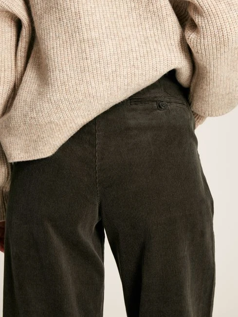 Green Cord Wide Leg Trousers 4 Green Cord Wide Leg Trousers - Image 4