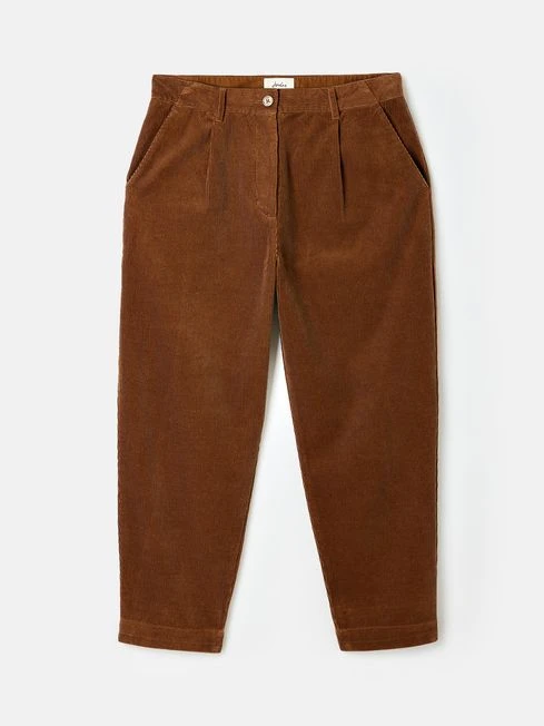 Brown Cord Tapered Leg Trousers 7 Brown Cord Tapered Leg Trousers - Image 7