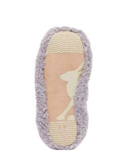 Joules Junior Purple Pombury Ballet Slippers With Interest Upper -Elite Fashion Shop D24885s3