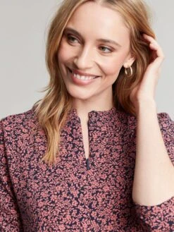 Joules Pink Aurora Zip Down Jersey Dress -Elite Fashion Shop D73398s4