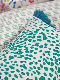 Green Pheasant Floral Cushion -Elite Fashion Shop D89769s3