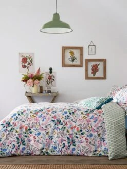 Green Pheasant Floral Housewife Pillowcase Pair -Elite Fashion Shop D89770s3