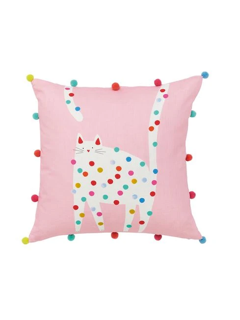 Pink Bakewell Floral Cushion 3 Pink Bakewell Floral Cushion - Image 3