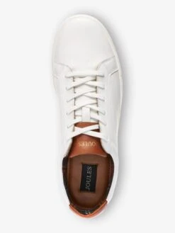 White Leather Trainers -Elite Fashion Shop M23375s7